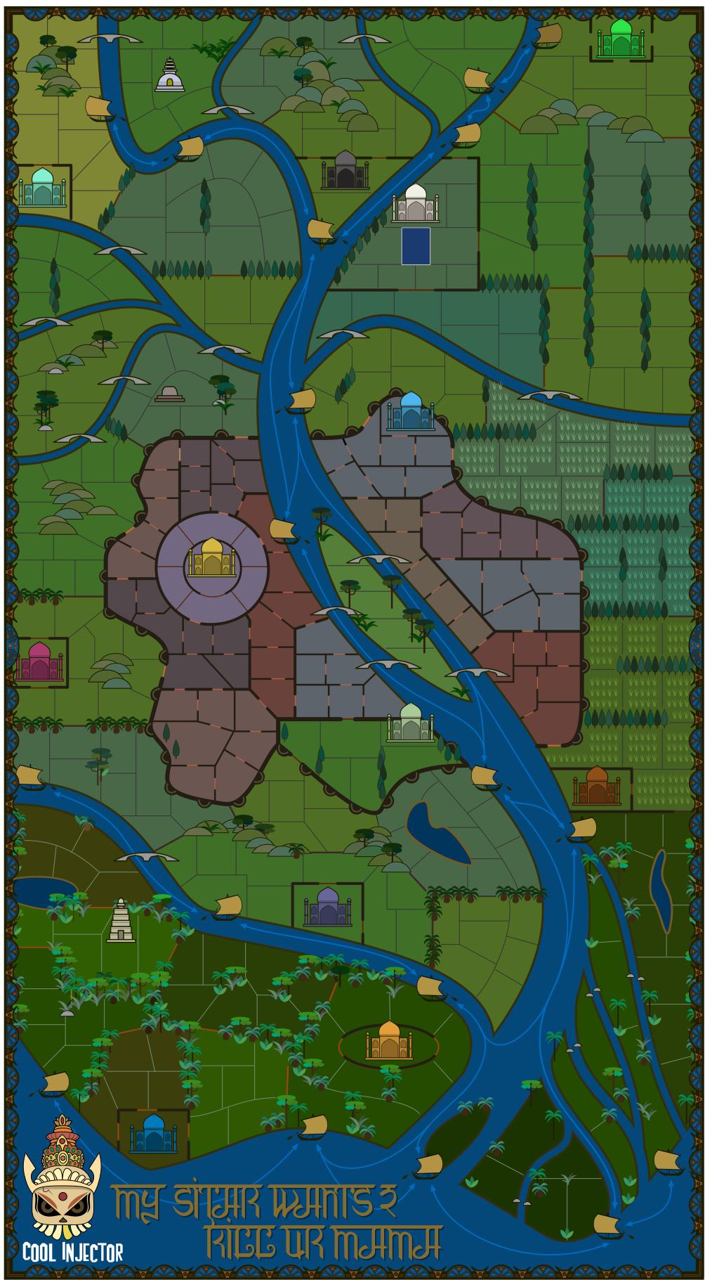 the map